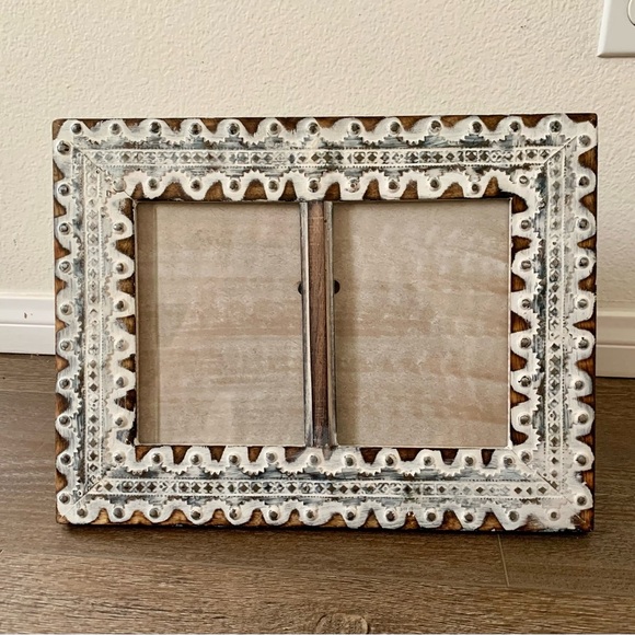 Azure Wooden Photos Frame 11/14.5” - Picture 1 of 13